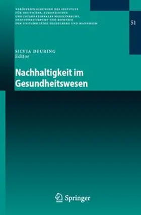 Deuring |  Nachhaltigkeit im Gesundheitswesen | eBook | Sack Fachmedien