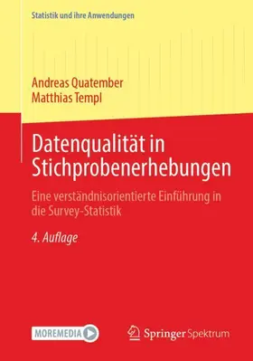 Quatember / Templ | Datenqualität in Stichprobenerhebungen | Buch | 978-3-662-73197-0 | www.sack.de