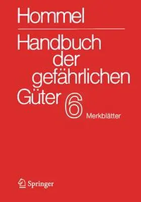 Holzhäuser |  Handbuch der gefährlichen Güter. Band 6: Merkblätter 2072-2502 | Buch |  Sack Fachmedien