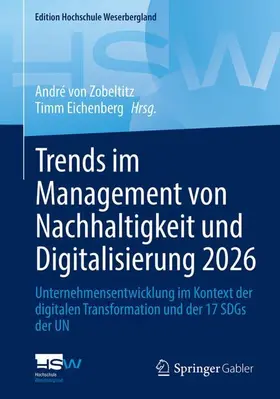 von Zobeltitz / Eichenberg |  Trends im Management von Nachhaltigkeit und Digitalisierung 2026 | Buch |  Sack Fachmedien