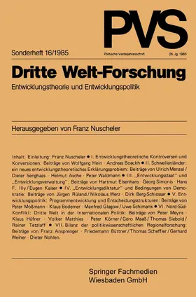 Nuscheler | Dritte Welt-Forschung | Buch | 978-3-663-00016-7 | www.sack.de