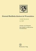 Kauffmann |  Kauffmann, G: Zum Verhältnis von Bild und Text in der Renais | Buch |  Sack Fachmedien