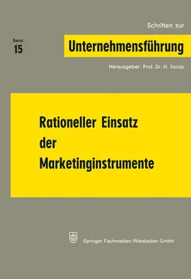 Jacob |  Rationeller Einsatz der Marketinginstrumente | Buch |  Sack Fachmedien
