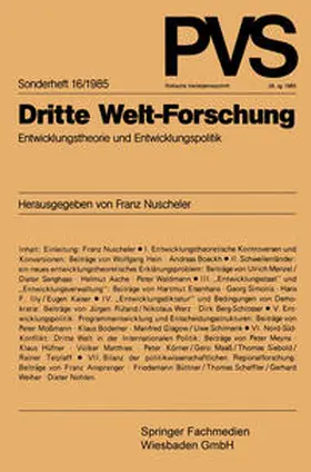 Nuscheler |  Dritte Welt-Forschung | eBook | Sack Fachmedien