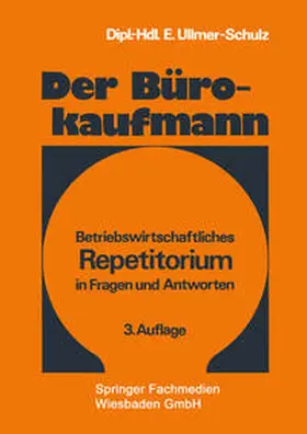 Ullmer-Schulz | Der Bürokaufmann | E-Book | www.sack.de