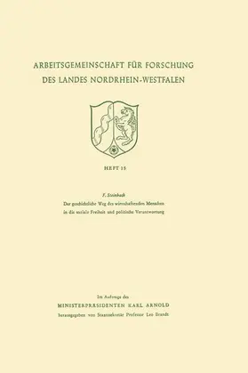 Steinbach |  Der geschichtliche Weg des wirtschaftenden Menschen in die soziale Freiheit und politische Verantwortung | Buch |  Sack Fachmedien