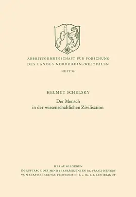Schelsky |  Der Mensch in der wissenschaftlichen Zivilisation | Buch |  Sack Fachmedien