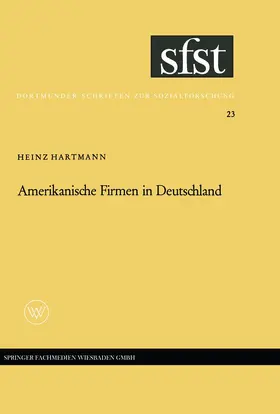 Hartmann |  Amerikanische Firmen in Deutschland | Buch |  Sack Fachmedien