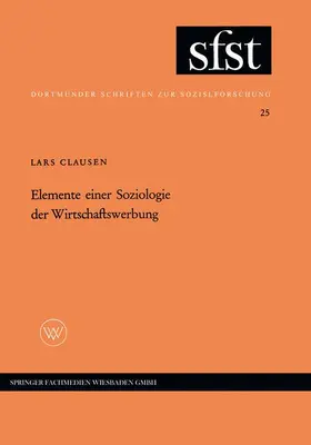 Clausen |  Elemente einer Soziologie der Wirtschaftswerbung | Buch |  Sack Fachmedien