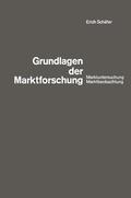 Schäfer |  Grundlagen der Marktforschung | Buch |  Sack Fachmedien