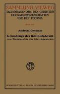 Gyemant |  Gyemant, A: Grundzüge der Kolloidphysik | Buch |  Sack Fachmedien