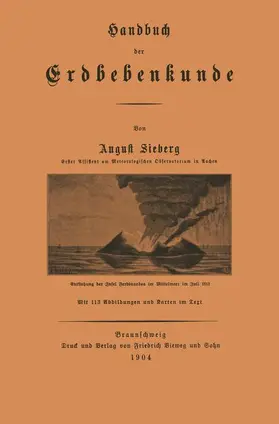 Sieberg |  Handbuch der Erdbebenkunde | Buch |  Sack Fachmedien