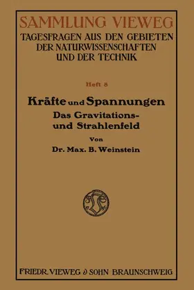 Weinstein |  Kräfte und Spannungen | Buch |  Sack Fachmedien