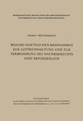 Westermann |  Westermann, H: Welche gesetzlichen Maßnahmen zur Luftreinhal | Buch |  Sack Fachmedien