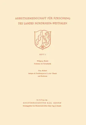 Riezler |  Probleme der Kernphysik. Isotope als Forschungsmittel in der Chemie und Biochemie | Buch |  Sack Fachmedien