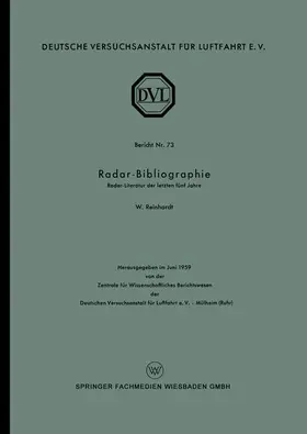 Reinhardt |  Radar-Bibliographie | Buch |  Sack Fachmedien