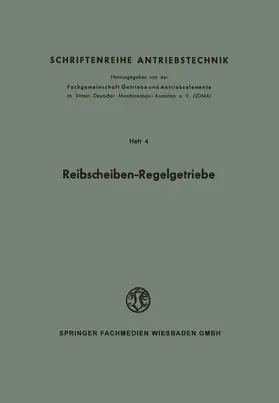 Thomas / Niemann |  Reibscheiben-Regelgetriebe | Buch |  Sack Fachmedien