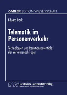 Telematik im Personenverkehr | E-Book | www.sack.de