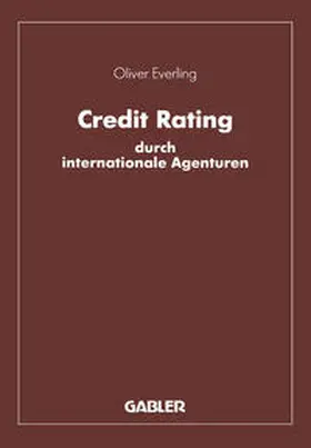 Everling | Credit Rating durch internationale Agenturen | E-Book | www.sack.de