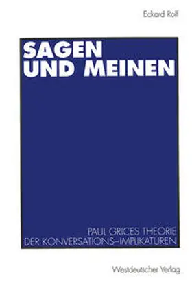 Rolf | Sagen und Meinen | E-Book | www.sack.de
