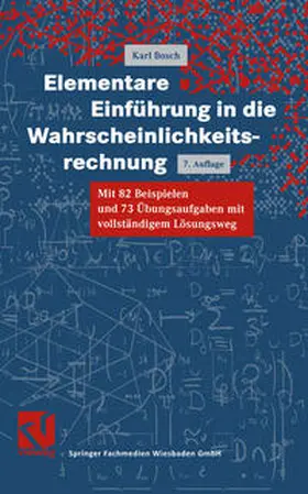 Bosch |  Elementare Einführung in die Wahrscheinlichkeitsrechnung | eBook | Sack Fachmedien
