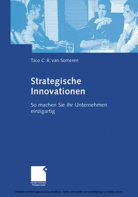 van Someren |  Strategische Innovationen | eBook | Sack Fachmedien