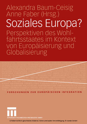 Baum-Ceisig / Faber |  Soziales Europa? | eBook | Sack Fachmedien