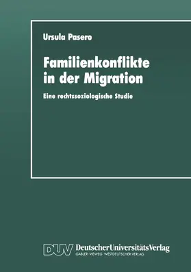 Pasero |  Familienkonflikte in der Migration | Buch |  Sack Fachmedien