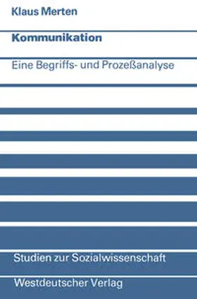 Merten |  Kommunikation | eBook | Sack Fachmedien