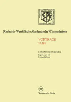 Hornbogen |  Legierungen mit Formgedächtnis | eBook | Sack Fachmedien