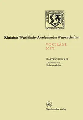 Höcker |  Architektur von Makromolekülen | eBook | Sack Fachmedien