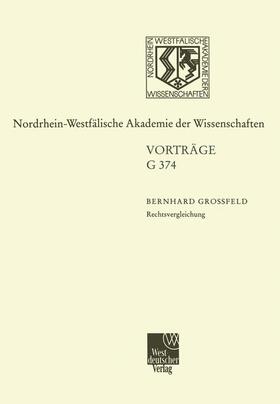 Großfeld |  Großfeld, B: Rechtsvergleichung | Buch |  Sack Fachmedien