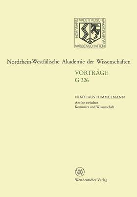 Himmelmann | Himmelmann, N: Antike zwischen Kommerz und Wissenschaft 25 J | Buch | 978-3-663-01795-0 | sack.de