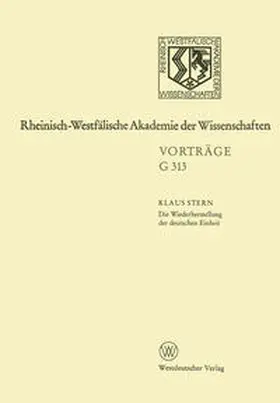 Stern |  Die Wiederherstellung der deutschen Einheit - Retrospektive und Perspektive | eBook | Sack Fachmedien
