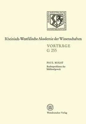 Mikat |  Rechtsprobleme der Schlüsselgewalt | eBook | Sack Fachmedien