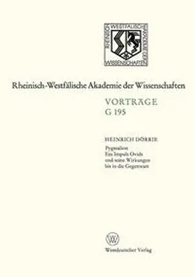 Dörrie | Pygmalion. Ein Impuls Ovids und seine Wirkungen bis in die Gegenwart | E-Book | sack.de