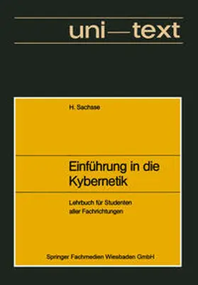 Sachsse |  Einführung in die Kybernetik | eBook | Sack Fachmedien