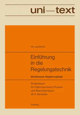 Leonhard |  Einführung in die Regelungstechnik | Buch |  Sack Fachmedien