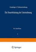 Rose |  Rose, G: Steuerbelastung der Unternehmung | Buch |  Sack Fachmedien