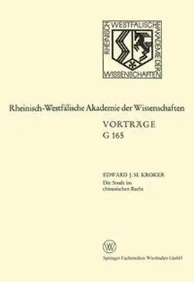 Kroker | Die Strafe im chinesischen Recht | E-Book | www.sack.de