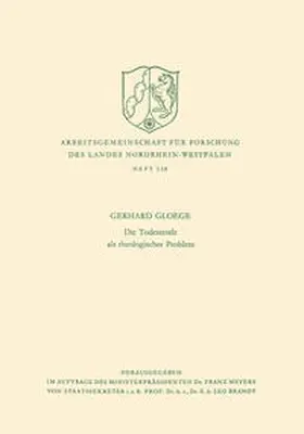 Gloege | Die Todesstrafe als theologisches Problem | E-Book | www.sack.de