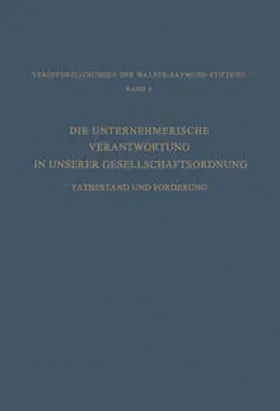 Paulssen |  Die Unternehmerische Verantwortung in Unserer Gesellschaftsordnung | eBook | Sack Fachmedien