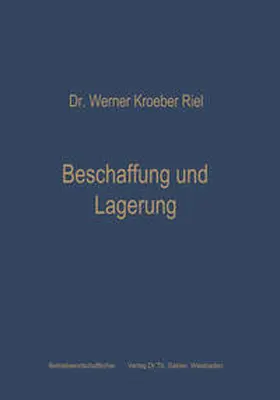 Kroeber-Riel | Beschaffung und Lagerung | E-Book | sack.de