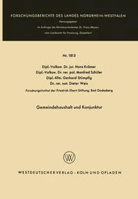 Krämer | Gemeindehaushalt und Konjunktur | E-Book | www.sack.de