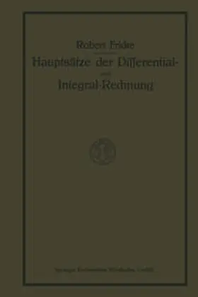 Fricke | Hauptsätze der Differential- und Integralrechnung | E-Book | sack.de