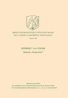 Einem | Masaccios „Zinsgroschen“ | E-Book | www.sack.de