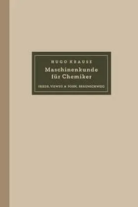 Krause | Maschinenkunde für Chemiker | E-Book | www.sack.de