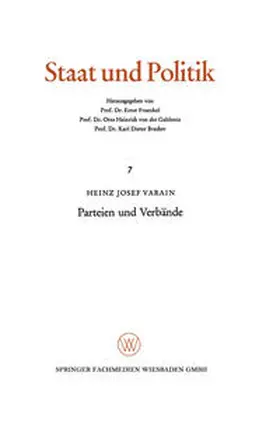 Varain |  Parteien und Verbände | eBook | Sack Fachmedien