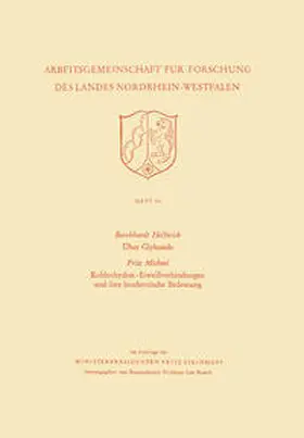 Helferich |  Über Glykoside. Kohlenhydrat-Eiweißverbindungen und ihre biochemische Bedeutung | eBook | Sack Fachmedien