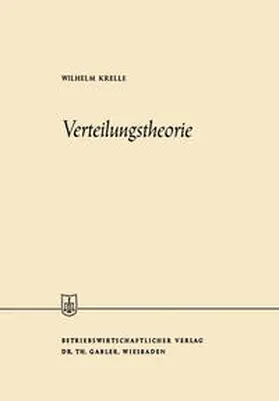 Krelle | Verteilungstheorie | E-Book | www.sack.de